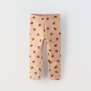 NWT Zara 12-18m bear leggings